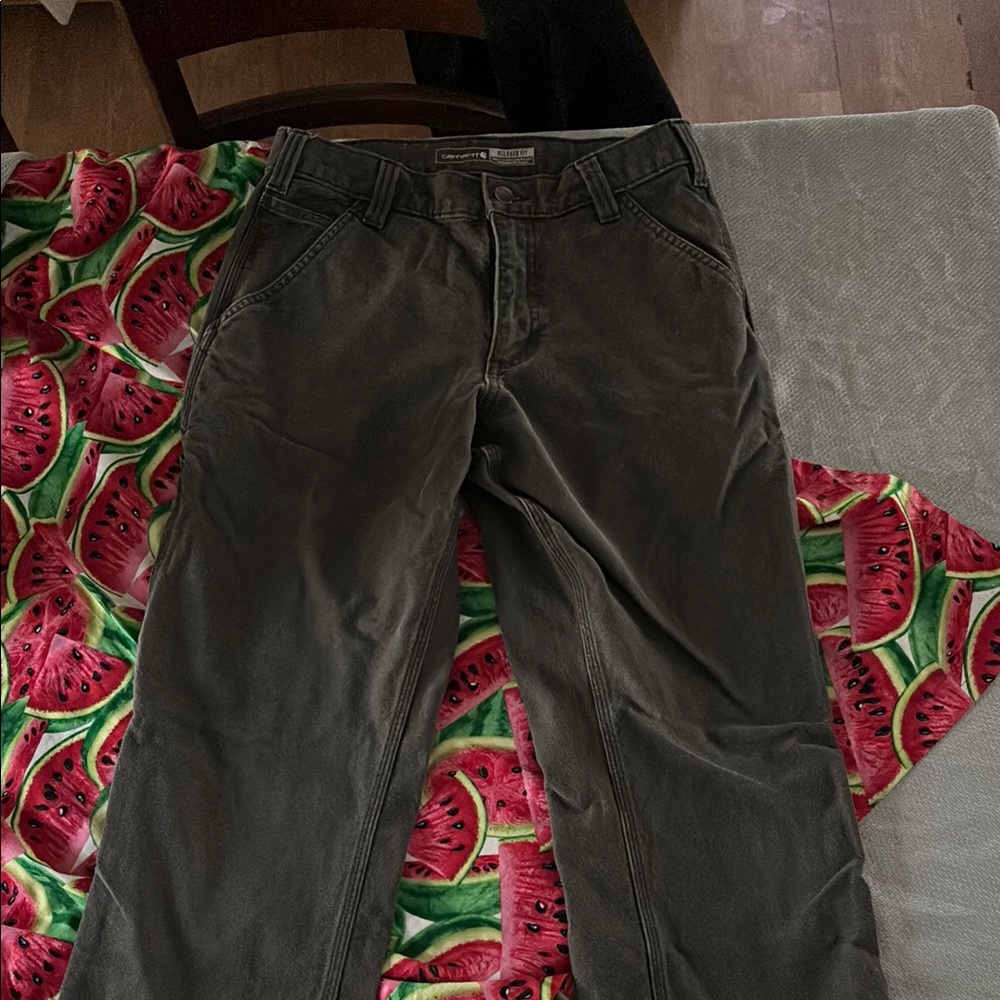 Carhartt Relaxed Fit Brown Work Pants